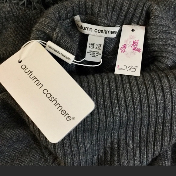 NWT Autumn Cashmere poncho sweater - Picture 2 of 6